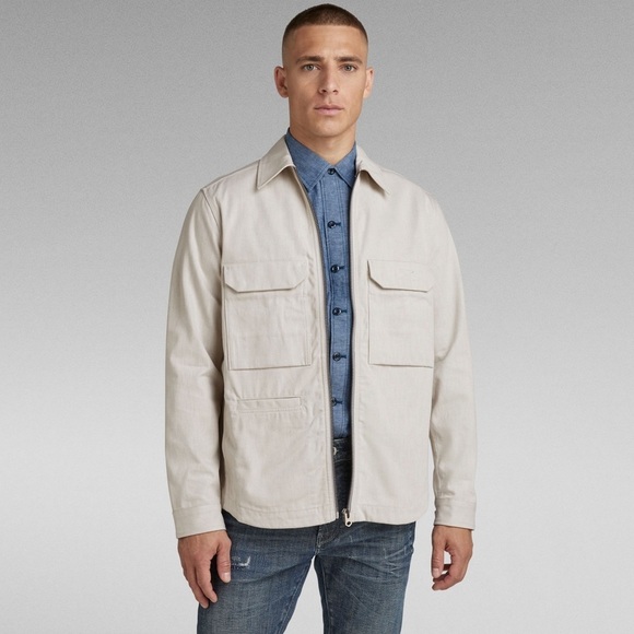 G-Star Raw Zip Overshirt Jacket Size XL NWT - Picture 1 of 12
